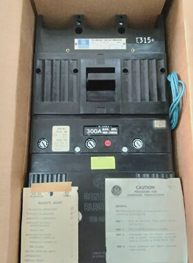 Nuevo Interruptor De Circuito GE Tri Break TB43F 3 Polos 300