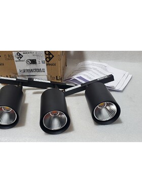 批量 3 M1R05 2 1/2 英寸 LED 轨道照明吸顶灯具 3000K 17W