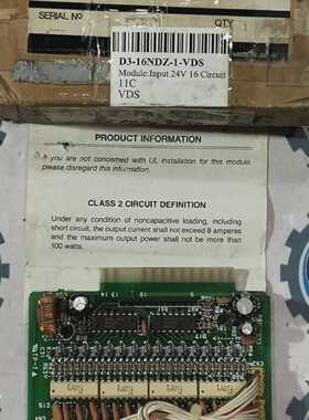 GE Fanuc IC610MDL107B PLC Sink Load Input Module 16Circuits