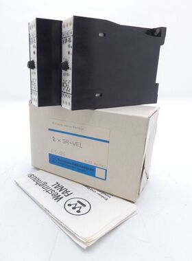 2x Fanal SR-VEL SR VEL 220VAC/24VUC 0,5-10h Einsch.Verz.Rela