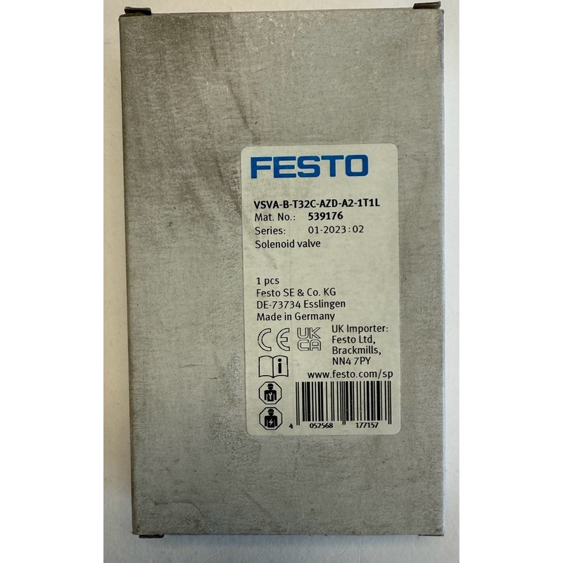 Festo Magnetventil / VSVA-B-T32C-AZD-A2-1T1L / 539176 / Neu
