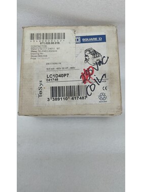 TELEMECANIQUE LC1D40P7 440VAC 线圈