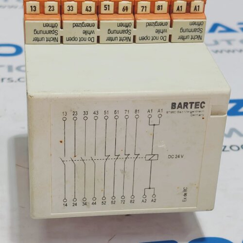 Relay De Potencia Bartec 077311977 H3100 Modex Usado DC24V 0