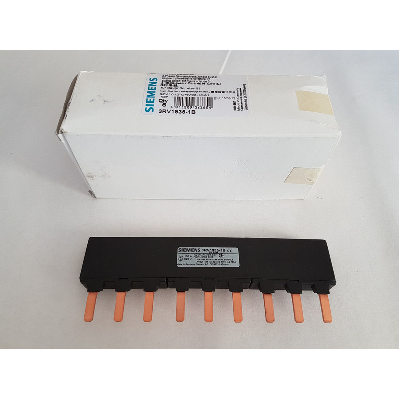 1 VE = 5 Stück Siemens 3 Phasen Sammelschiene 3RV1935-1B Ne