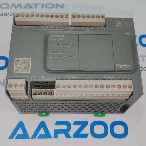 1Pc SCHNEIDER MODICON TM200C24U M200 CONTROLLER 24VDC IO TRA