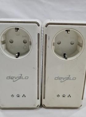 Lot of 2 devolo dLAN 200 AV Plus Power Line LAN Adpater. PN: