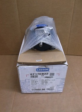 6T17EB22 LEESON Neuf en Bo?te 1/3HP 1725/1425 RPM Epnv Antid