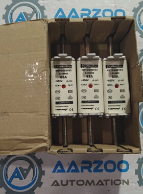 3Pcs New For Ferraz Shawmut Fuse Link 63A 500V NH1GG50V63