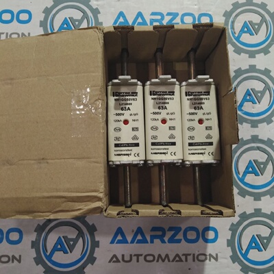 3Pcs New For Ferraz Shawmut Fuse Link 63A 500V NH1GG50V63