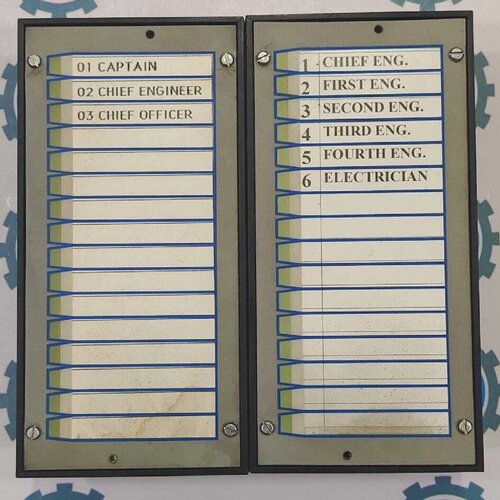 Recal marine 77252ad on duty indicator