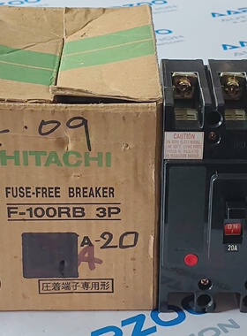 HITACHI F100RB 3P FUSEFREE 20A CIRCUIT BREAKER AC600V NEW IN