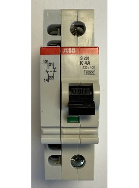 ABB Sicherungsautomat 1-polig / 4A / ~230/400V / S281-K4A