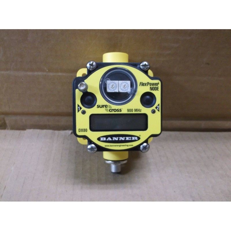 DX80N9X2S2N2V2 Banner Sure Cross DX80 Flex Power Node Data R