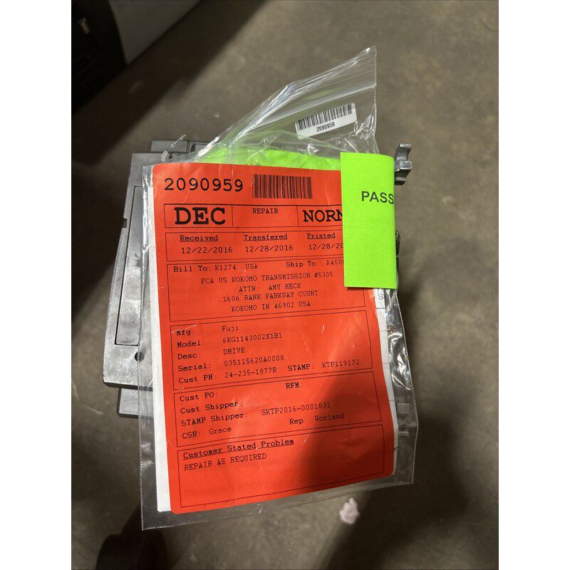 通用电气富士 6kg1143002x1b1 驱动器。 完全翻新和测试!!!!