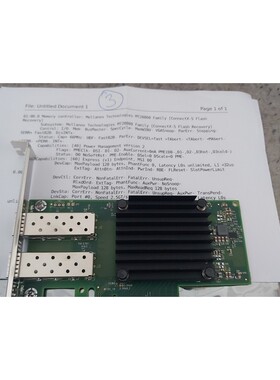 Mellanox NVidia MT28800 ConnectX5 适配器 3 提供