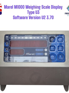 Marel M1000 Type U3 Weighing Scale Controller. Software U2 3