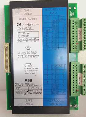 ABB3HNE052811Zener障碍控制板3HNE090961