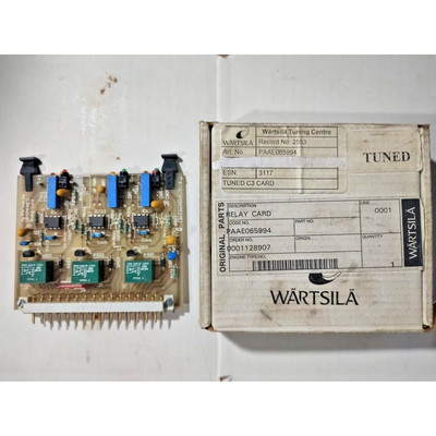 Wartsila 3V72H115 Relaiskarte