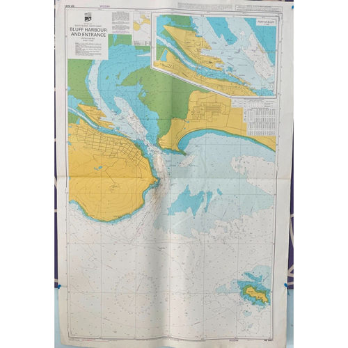 Admiralty NZ6821 BLUFF HARBOUR AND ENTRANCE SOUTH ISLAND - S