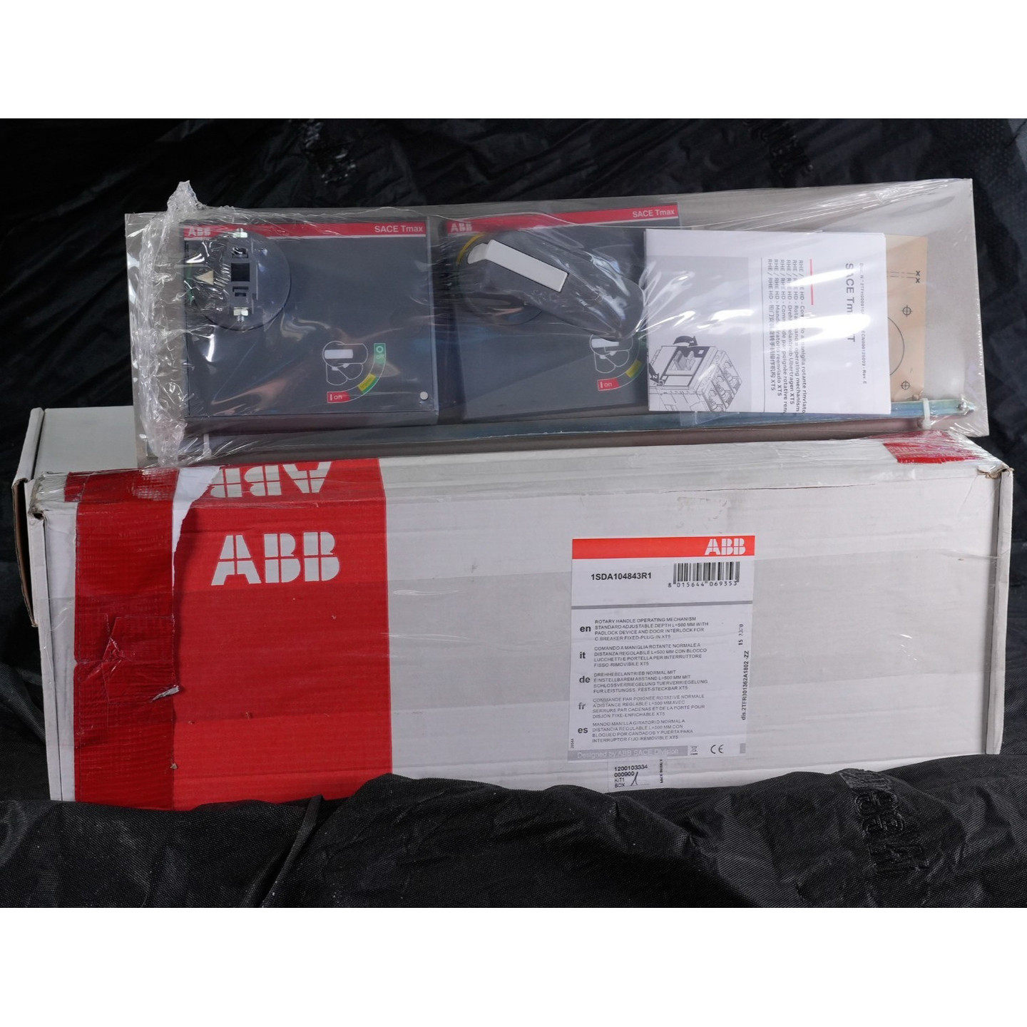 ABB 1SDA104843R1 旋转手柄操作机制 RHE XT5 F/P 支架 - 开箱