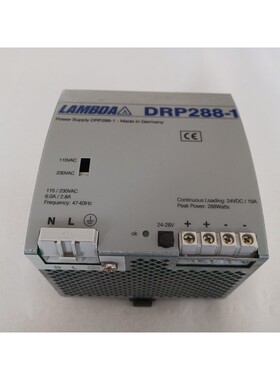 Lambda Netzteil / 115/230VAC / 24VDC/ 10A / DRP288-1
