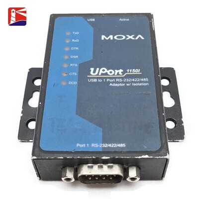 Moxa UPort 1150i USB to 1 Port Rs-232/422/485 Adaptor with I