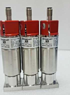 批量 3 件 Hamlet 2LNS4C-CM2-HB 混合隔膜阀,二手, +97143