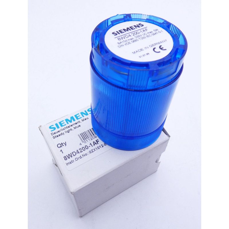 Siemens 8WD4200-1AF blau Dauerlichtelement -unused/OVP-