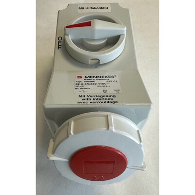 Mennekes Wanddose Duo N 5605AE  32A 6h  380415V  5060Hz  Neu