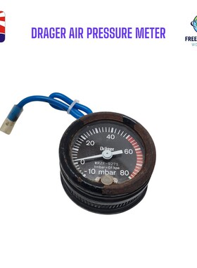 Drager WRZF 9271 Air Pressure Meter Range -10 to 80 mbar