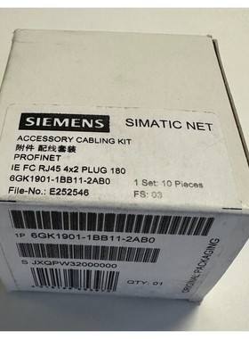 Siemens 1 Pack  10er Steckverbinder 6GK19011BB112AB0 Neu in