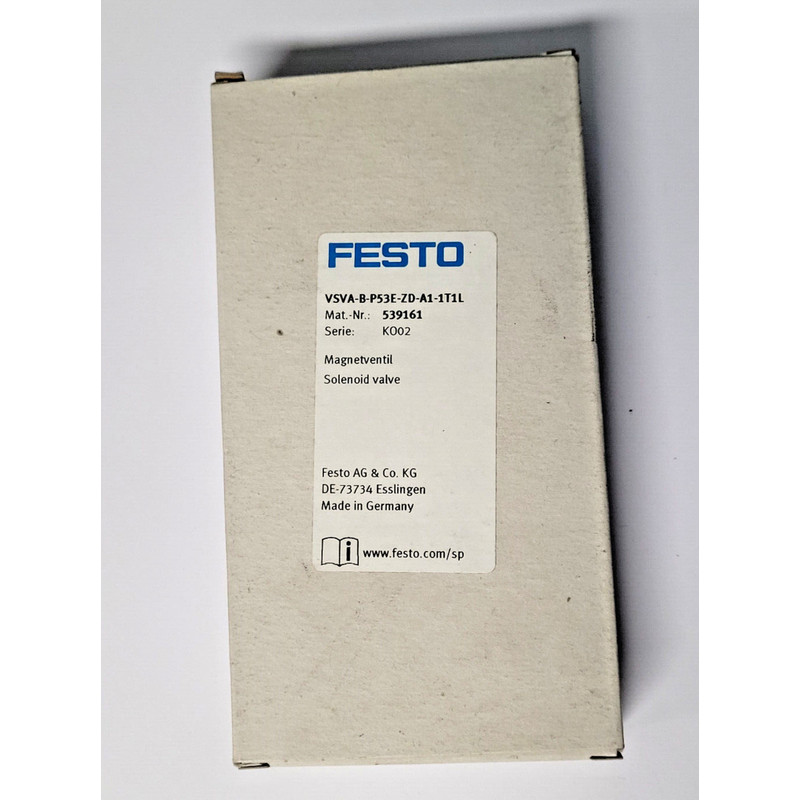 FESTO VSVA-B-P53E-ZD-A1-1T1L 539161 Wege Magnetventil- NEU