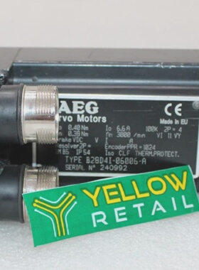 AEG B28D4I06006A SERVO MOTOR B28D4I06006A