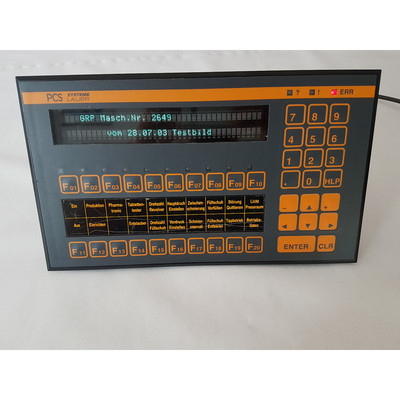 Lauer Bedienkonsole PCS 110FZ Version  XX11031SHX  V1145  35