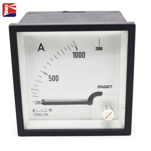 Faget Analoger Amperemeter Skala 0~1000 Amperes. AC/DC