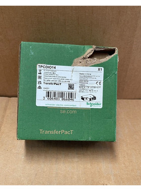 Schneider?Electric – TPCDIO14 – TransferPacT Functional Mo
