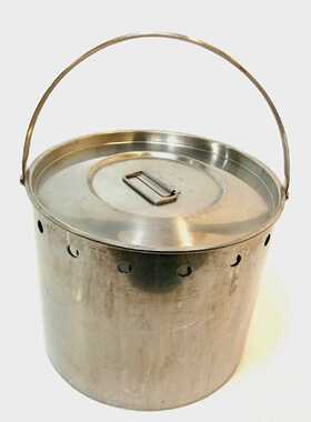 Edelstahl Topf Labortopf 35cm  Kochtopf autoklavierbar autoc