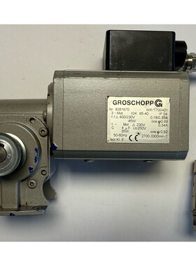 Groschopp Getriebemotor 3 Mot  IGK 6540  400230V  45 W  WK 1