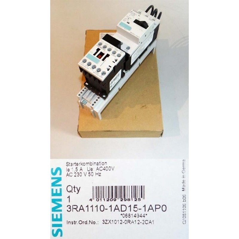 Siemens Starterkombination 3RA1110-1AD15-1AP0 -unused/OVP-