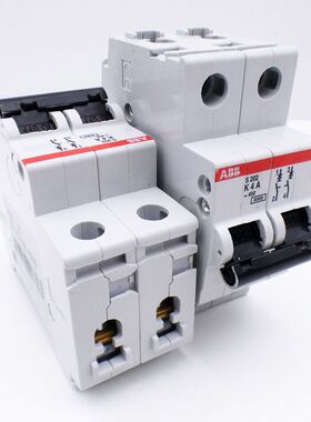 2x ABB S202 K4 A Sicherungsautomat, 2-polig -used-