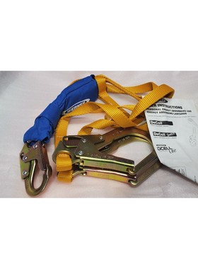 Werner C411200 6 英尺 DeCoil 双腿梯挂绳 带钩 3600 磅 全新