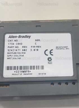 ALLENBRADLEY1734IB4D点IO数字输入模块1734IB4D