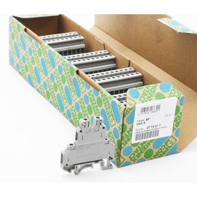 40x Phoenix Contact UKK 5 UKK5 2774017 Doppelstockklemme -un