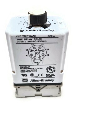 Allen Bradley Time Delay Relay Type 700HT12AA2. Delay Time 0