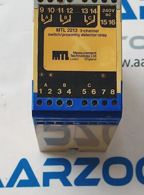 1Pc MTL2213 3Channel Switch  Proximity Detector Relay 240Vac