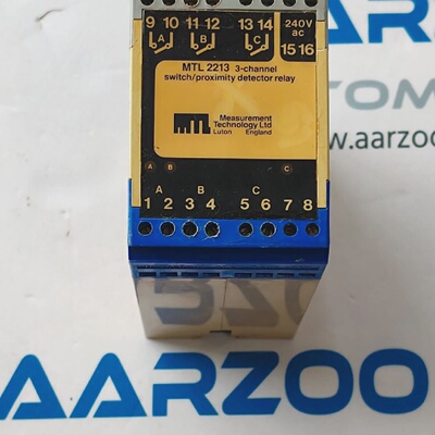 1Pc MTL2213 3Channel Switch  Proximity Detector Relay 240Vac