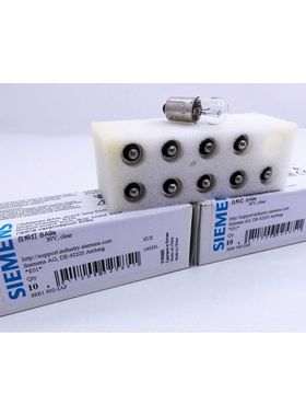 2x Siemens 3SB1 902-2AF E-Stand: 01 BA9s Glühlampe (10er Pa