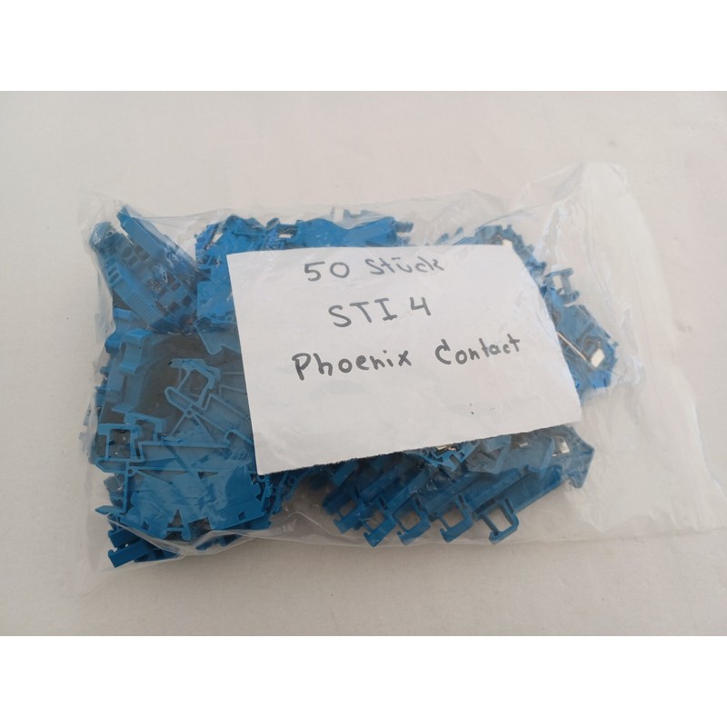 50 Stück Phoenix Contact Installationsklemmen STI 4 Neu ohn