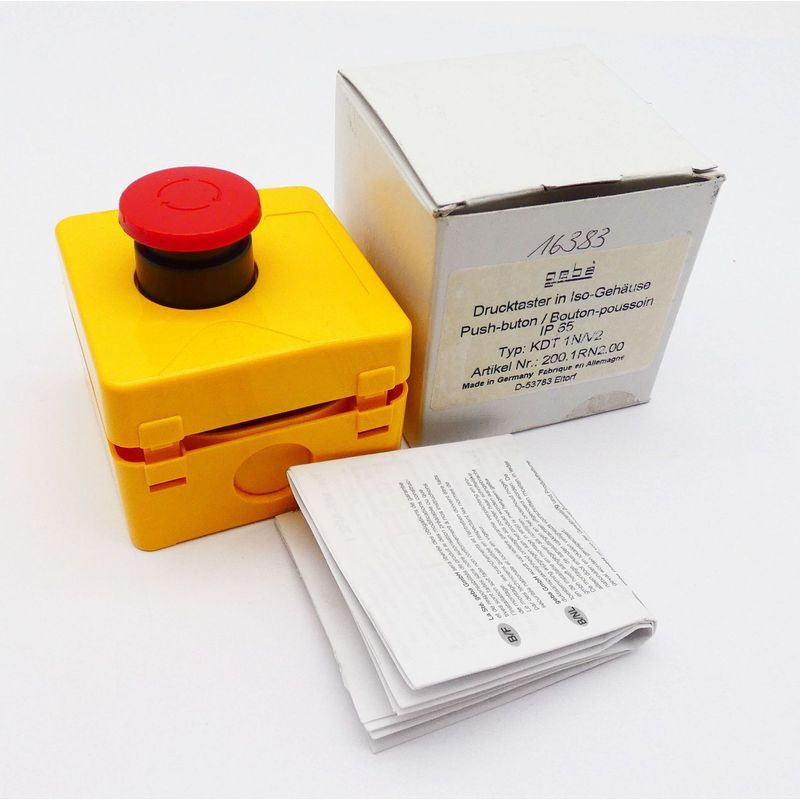 geba KDT 1N/V2 KDT1N/V2 200.1RN2.00 Drucktaster in Iso-Geh?u