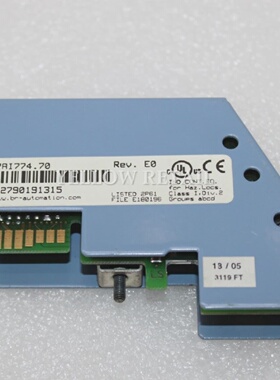 BR AUTOMATION  AI774 ANALOG INPUT MODULE  7A1774.70  REV.E0